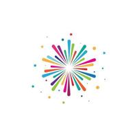 Firework vector icon illustration