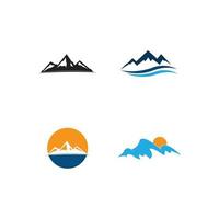 Mountains Logo Template vector