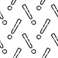 exclamation mark seamless pattern in dotted line style vector