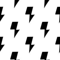 Lightning seamless pattern vector