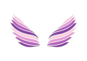 illustration of colorful wings vector