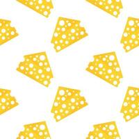 cheese seamless pattern vector