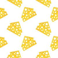 cheese seamless pattern vector