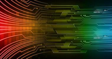 cyber circuit future technology concept background vector