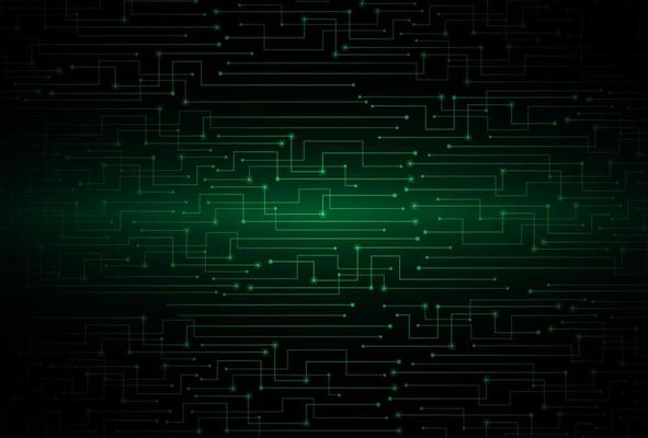 cyber circuit future technology concept background