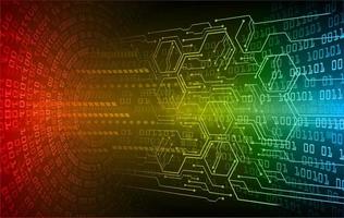 cyber circuit future technology concept background vector