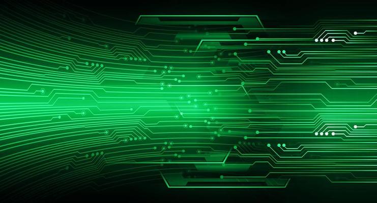 cyber circuit future technology concept background