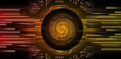 eye cyber circuit future technology concept background vector
