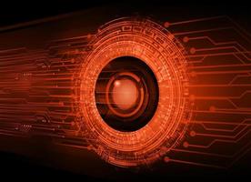 eye cyber circuit future technology concept background vector