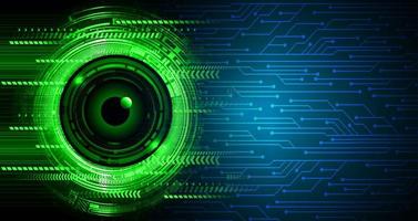 eye cyber circuit future technology concept background vector