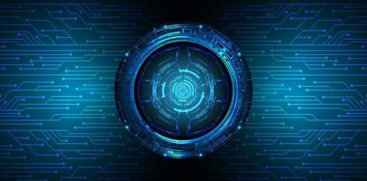 eye cyber circuit future technology concept background vector