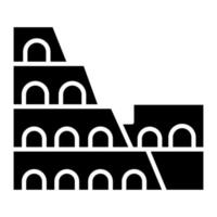 Coliseum Glyph Icon vector