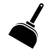 Dustpan Glyph Icon vector