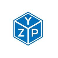 YZP letter logo design on white background. YZP creative initials letter logo concept. YZP letter design. vector