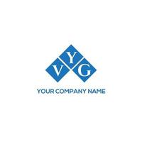 VYG letter logo design on white background. VYG creative initials letter logo concept. VYG letter design. vector