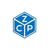 ZCP letter logo design on white background. ZCP creative initials letter logo concept. ZCP letter design. vector