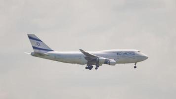 Boeing 747 el al flygande video