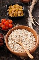 Healthy breakfast - oatmeal and berries photo