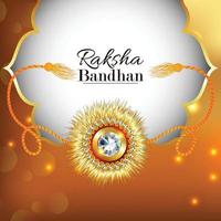 Happy raksha bandhan indian festival design concept vector