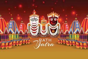 Happy rath yatra celebration background