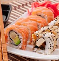 Japanese food - Sushi and Sashimi photo