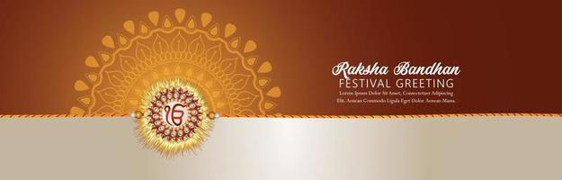 fondo de celebración del festival indio raksha bandhan vector