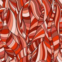 Seamless background with abstract waves. Freehand illustration vector