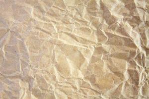 crumpled brown paper sheet photo