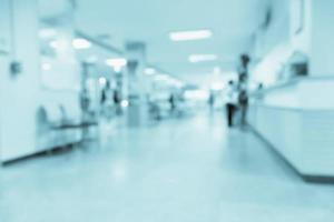 hospital interior blur background photo