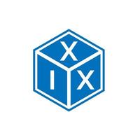 XIX letter logo design on white background. XIX creative initials letter logo concept. XIX letter design. vector