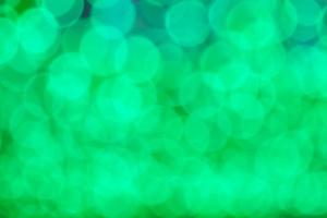 defocused green lights background photo