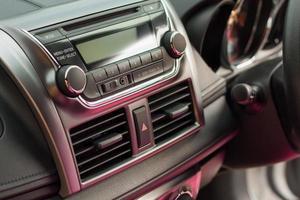 new modern car interior photo