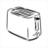 toaster vector sketch