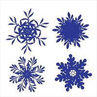 snowflake rosette vector sketch