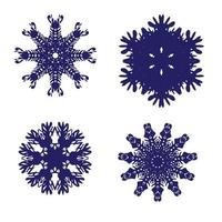 snowflake rosette vector sketch