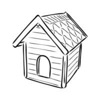 doghouse vector sketch