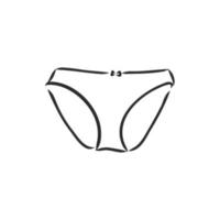 underwear vector sketch