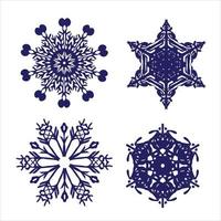 snowflake rosette vector sketch