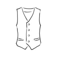 suit jacket vector sketch