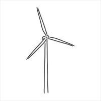 wind generator vector sketch