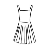 dress vector sketch