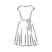 dress vector sketch