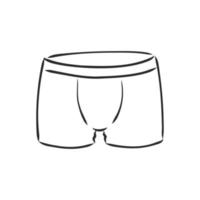 underwear vector sketch