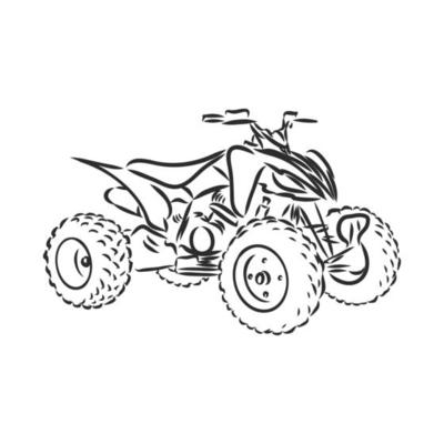 atv vector sketch