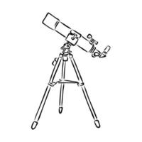 bosquejo del vector del telescopio