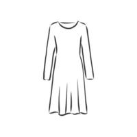 dress vector sketch