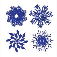 snowflake rosette vector sketch