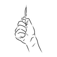 lighter vector sketch