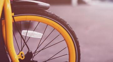 Bicycle wheel close-up photo