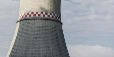 Smoking pipe of thermal power photo